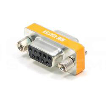 SYSTEM, DB9 F/F, MINI GENDER CHARGER